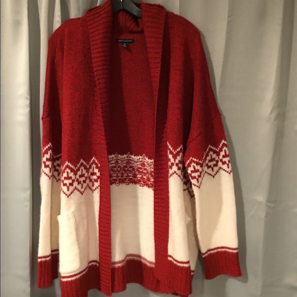 Long comfortable sweater